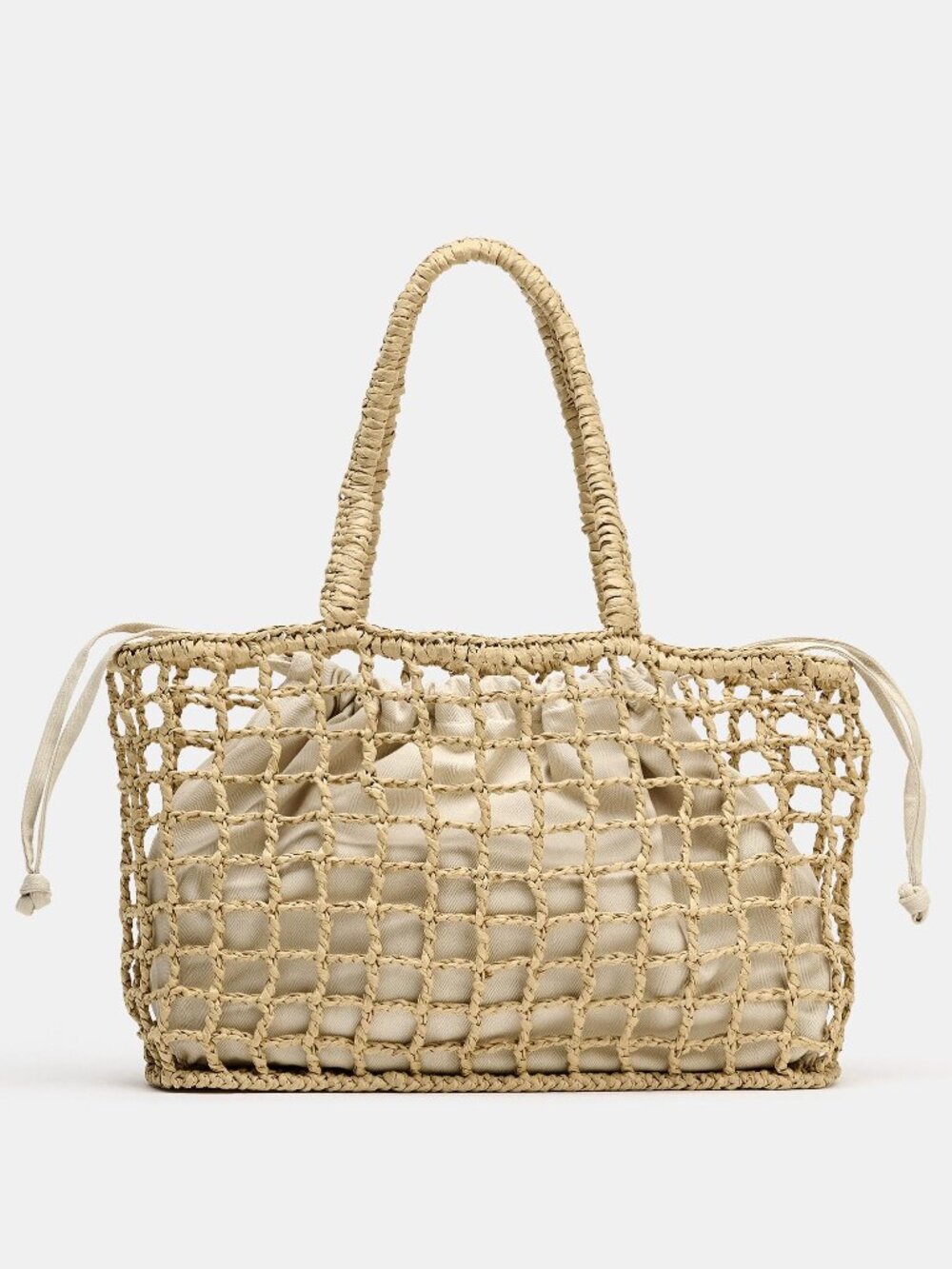 NEW ZARA Braided Mini Tote Bag Woven Shoulder Bag